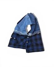 MK27A-V-01  CLOAK-VEST  #BLU  TYPE２
