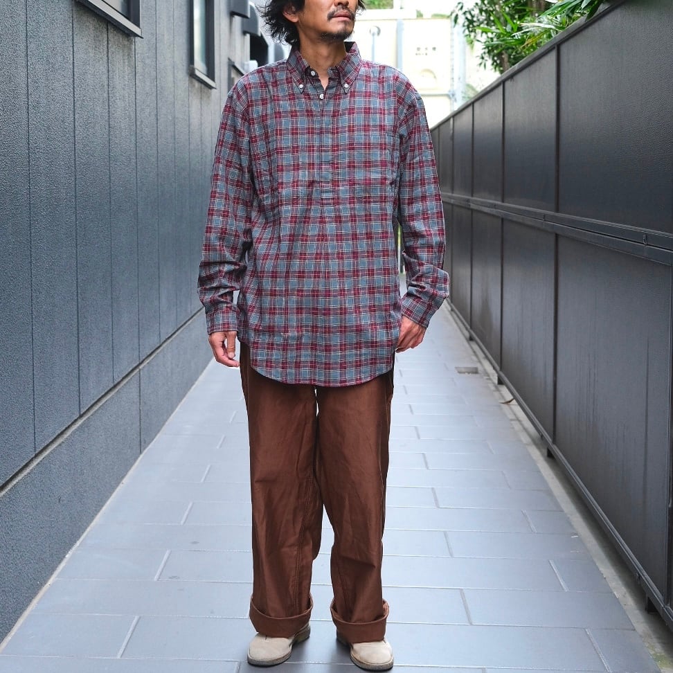 KENNETH FIELD(ケネスフィールド) /ROOMY B.D SHIRTSⅡ-RED-(7) | Signs