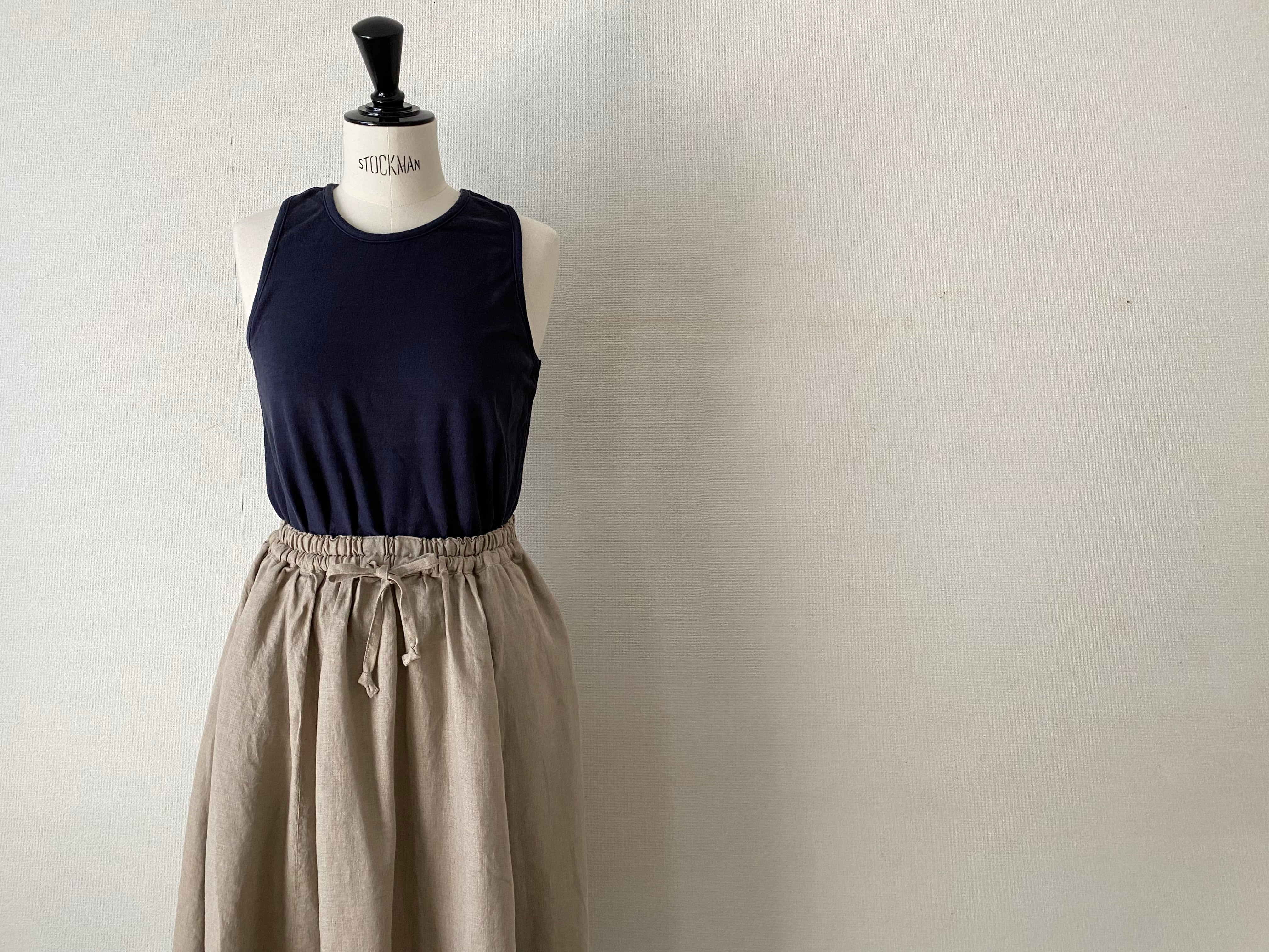 MITTAN 強撚絹紬糸タンクトップ 濃紺 T-46 ユニセックス | Herios