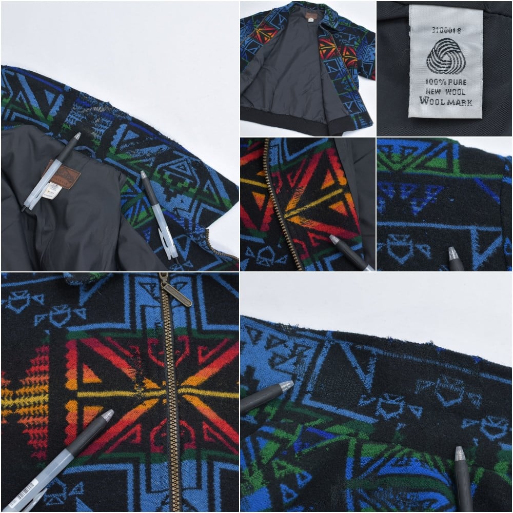90s~ USA製 PENDLETON ペンドルトン ウール ジップアップ 90s~ USA製 PENDLETON ペンドルトン ウール ジップアップ