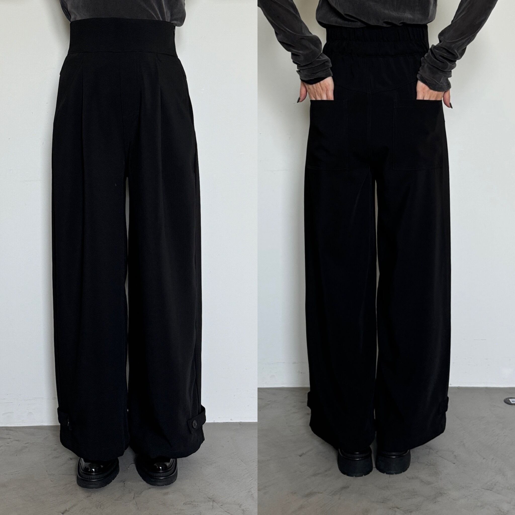 ankle tab belt high waist PT/black | CFT 