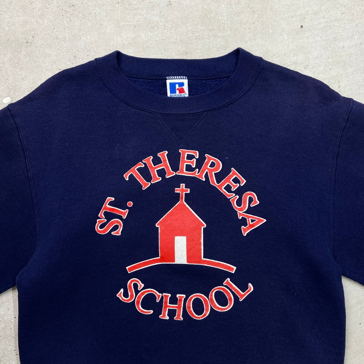 90年代 USA製 RUSSELL ATHLETIC スウェットシャツ メンズXS相当