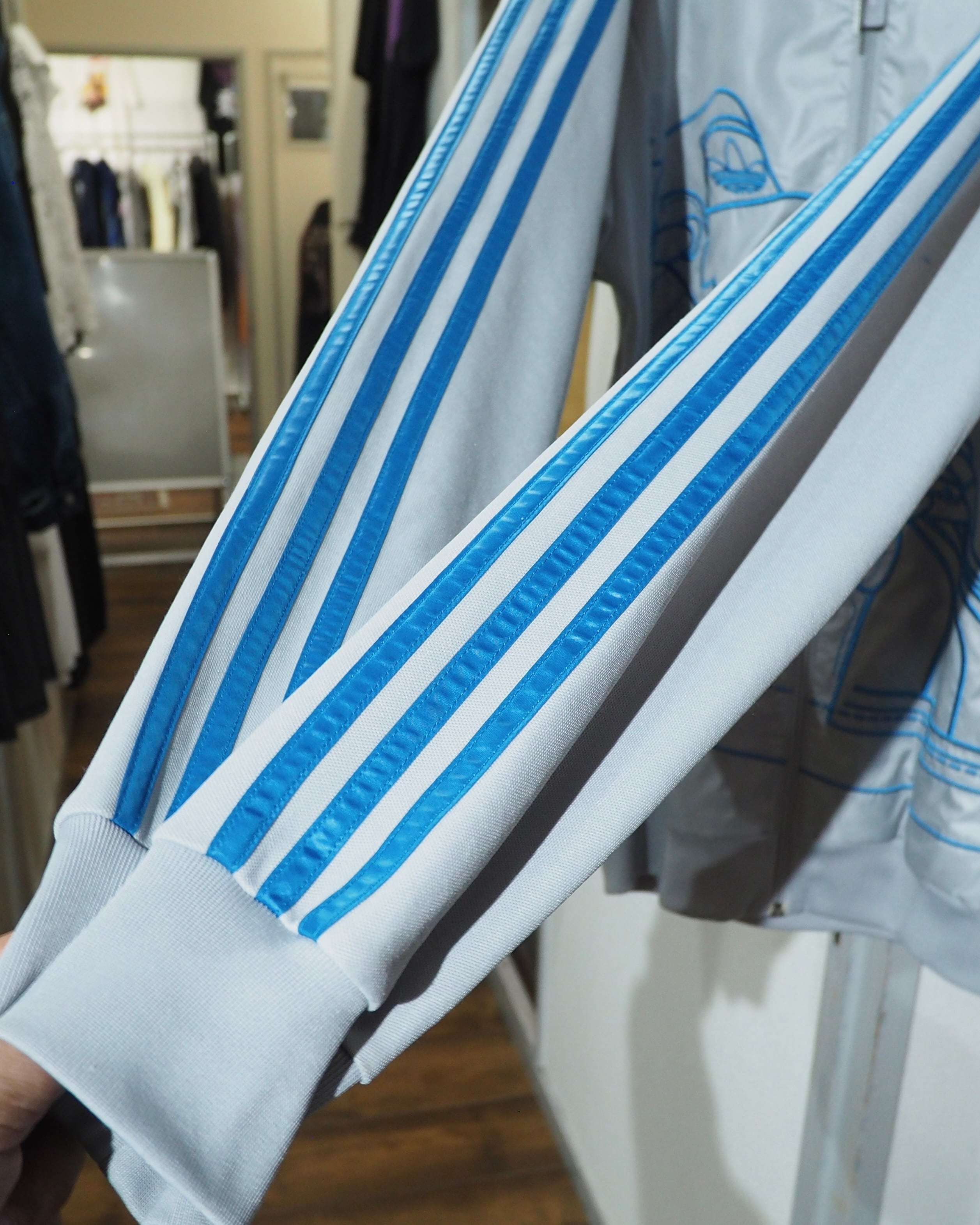 2006s ” adidas - SUPERSTAR ” Embroidery Full Zip Track Parker Jacket