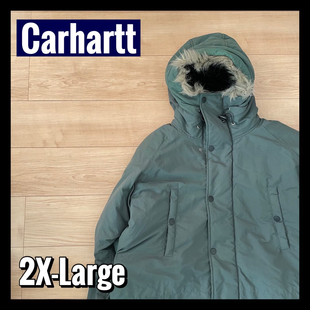 Carhartt】アウター ミリタリー 中綿 ナイロンジャケット XXL ビッグ ...