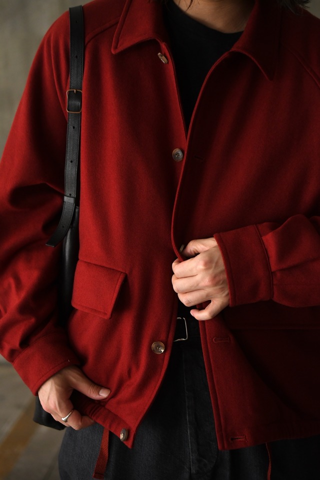 A.PRESSE / Light Weight Cashmere Blouson (RED)