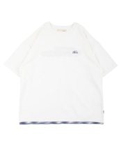 【#Re:room】#Re:room CHECK APPLIQUE BIG T-shirts［REC684］