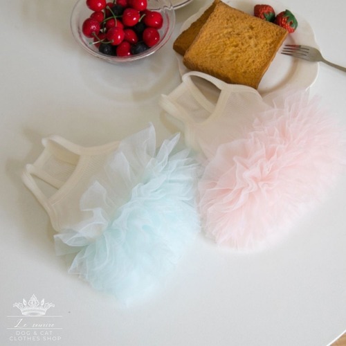 予約【№B01698】キャミソール　チュール　チュチュワンピ