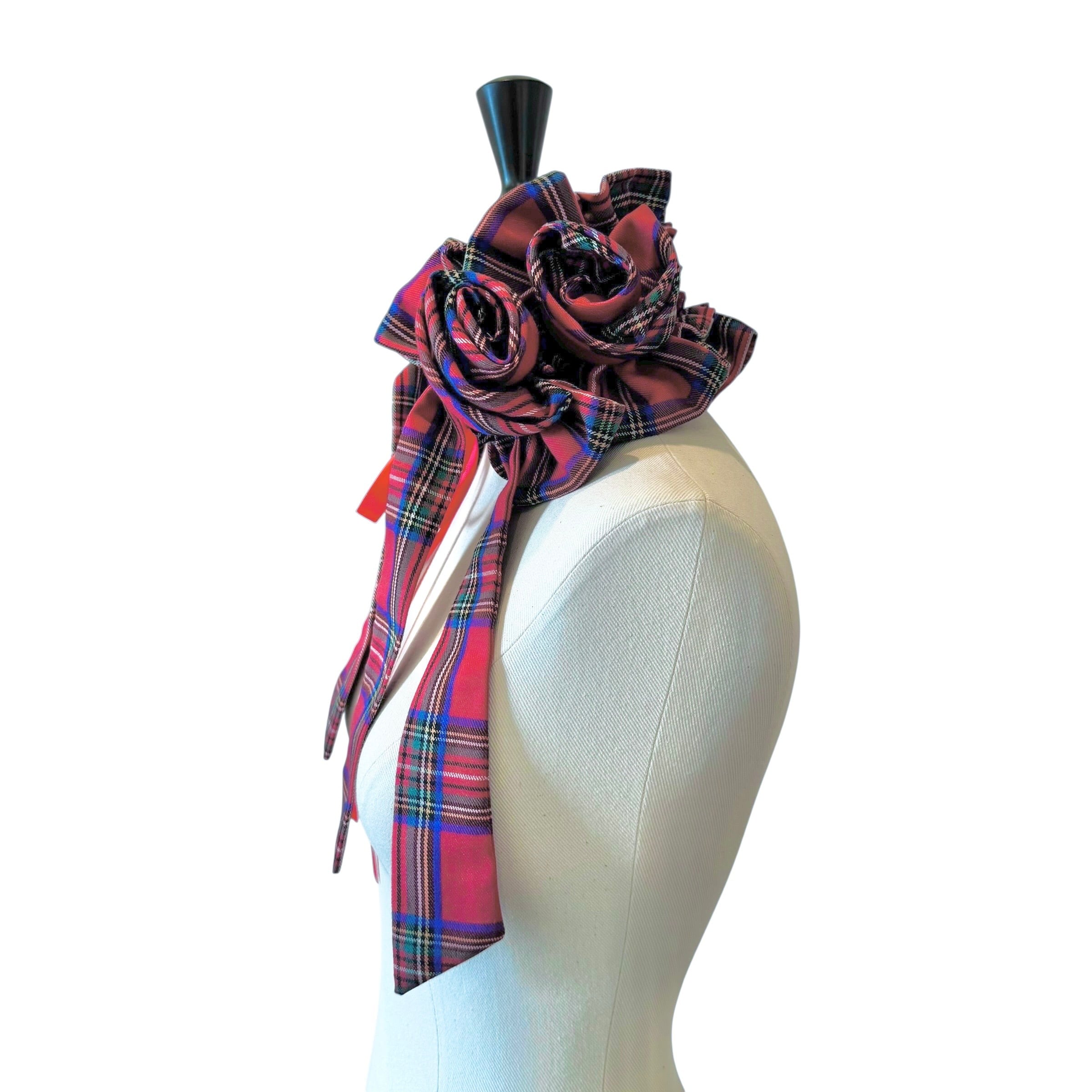 ローズリボンヘッドドレス　RED