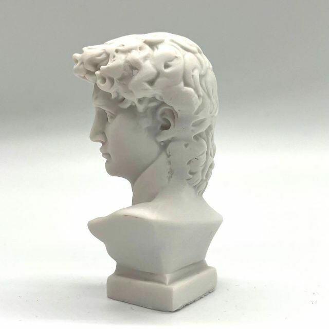即納】アポロ ダビデ メディチ ギリシャ神話 石膏像 置物 顔 ギリシャ