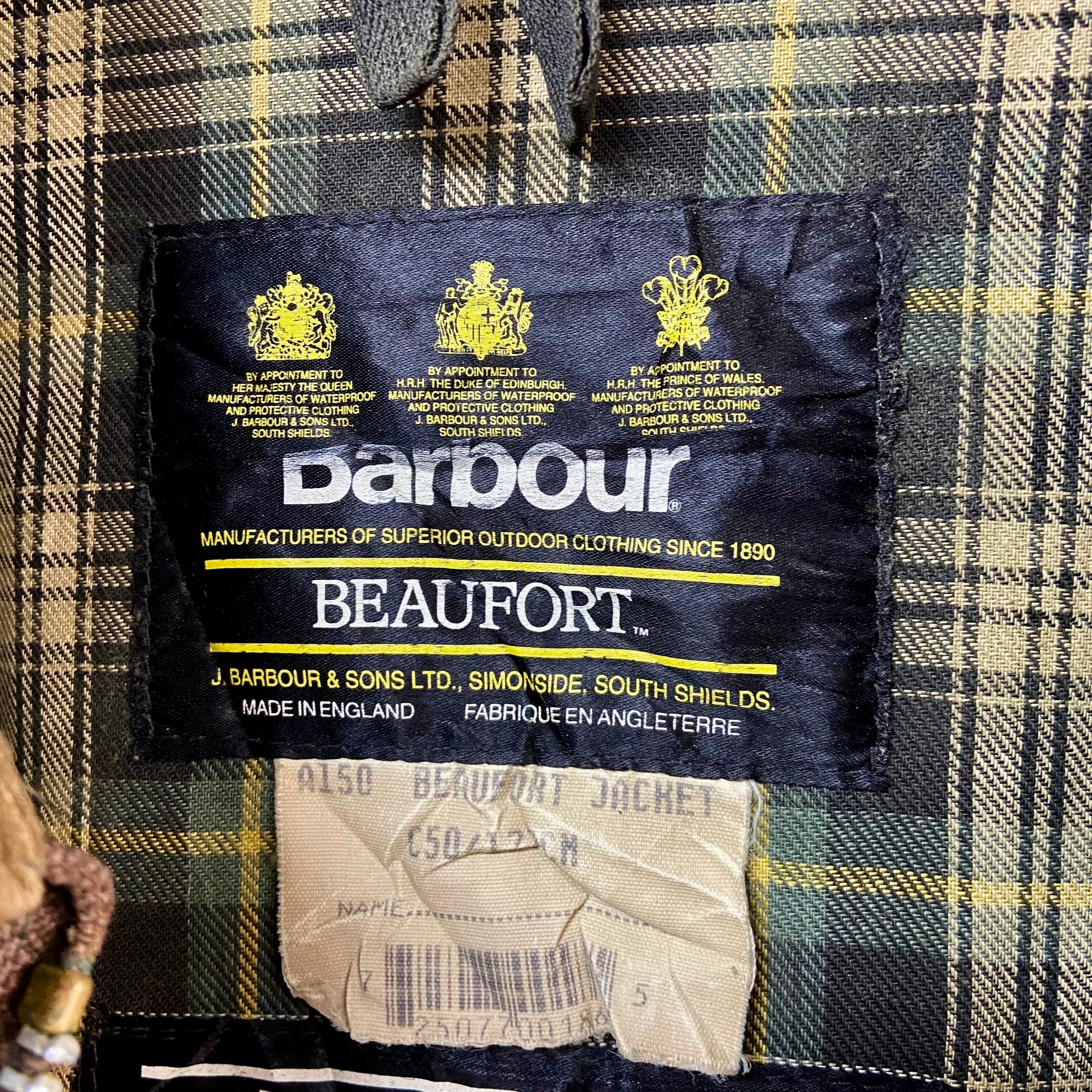 BARBOUR バブアー ビンテージ ビューフォート 千鳥格子柄 キルティング