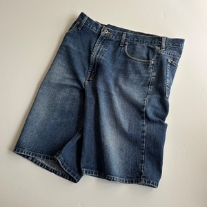 -USED- NAUTICA DENIM BAGGY SHORTS -MEDIUM WASH- [W36]