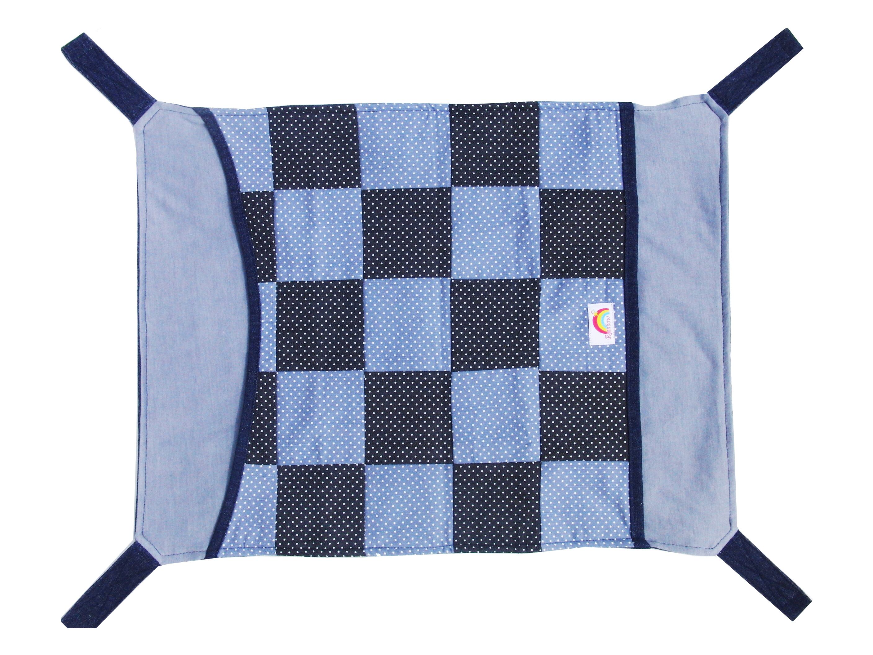 【フェレット用品】わいわいワイドハンモック　迷彩/パッチワーク