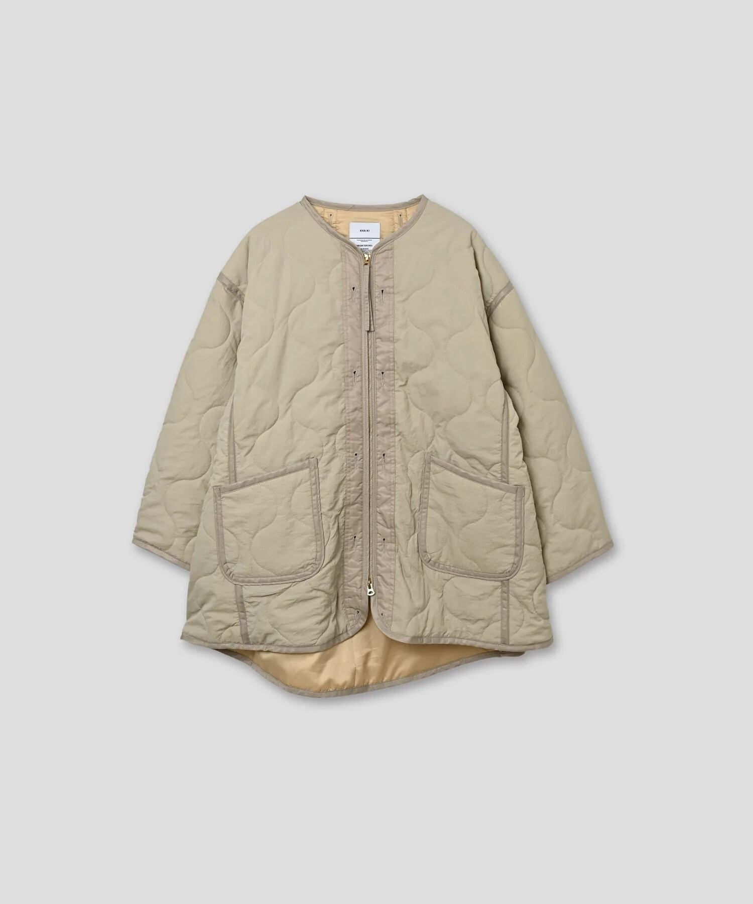 KHA:KI カーキ レディース ジャケット MIL QUILT ZIP UP JACKET