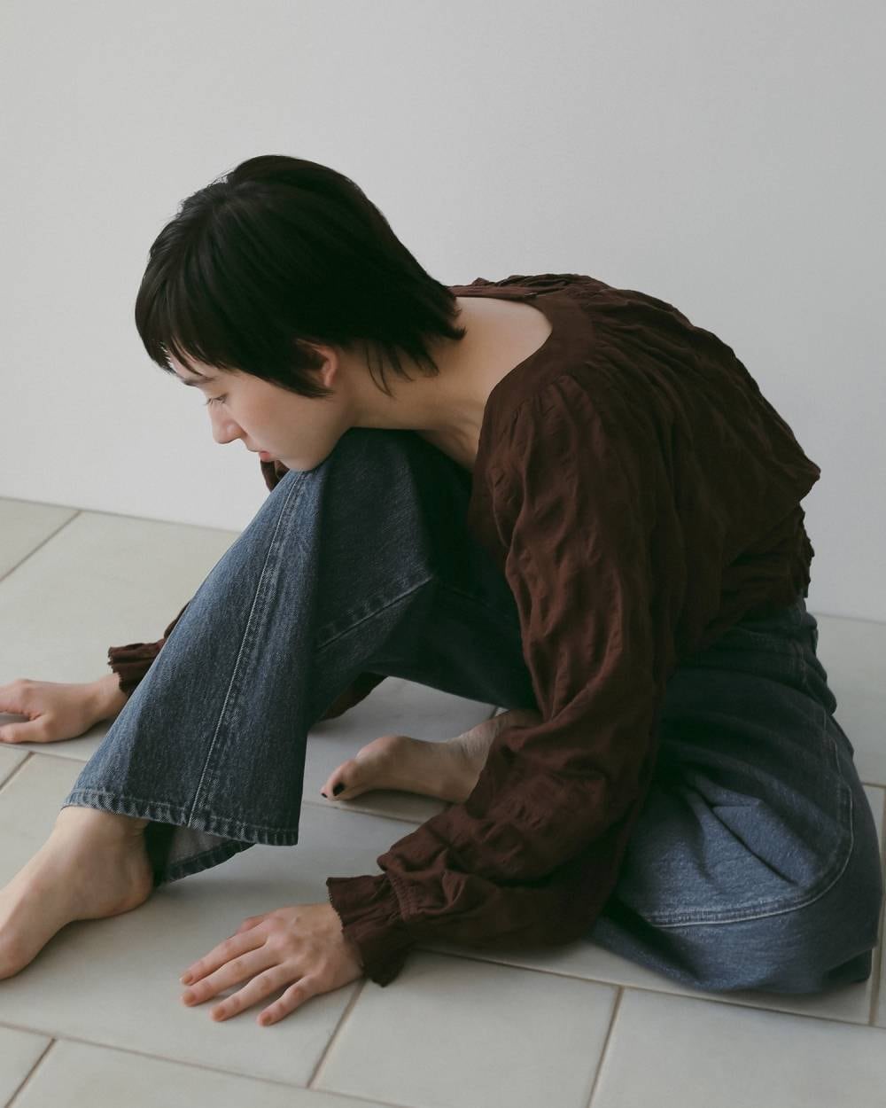 anuke 】Gather Volume Blouse | valance 福井｜レディース セレクト