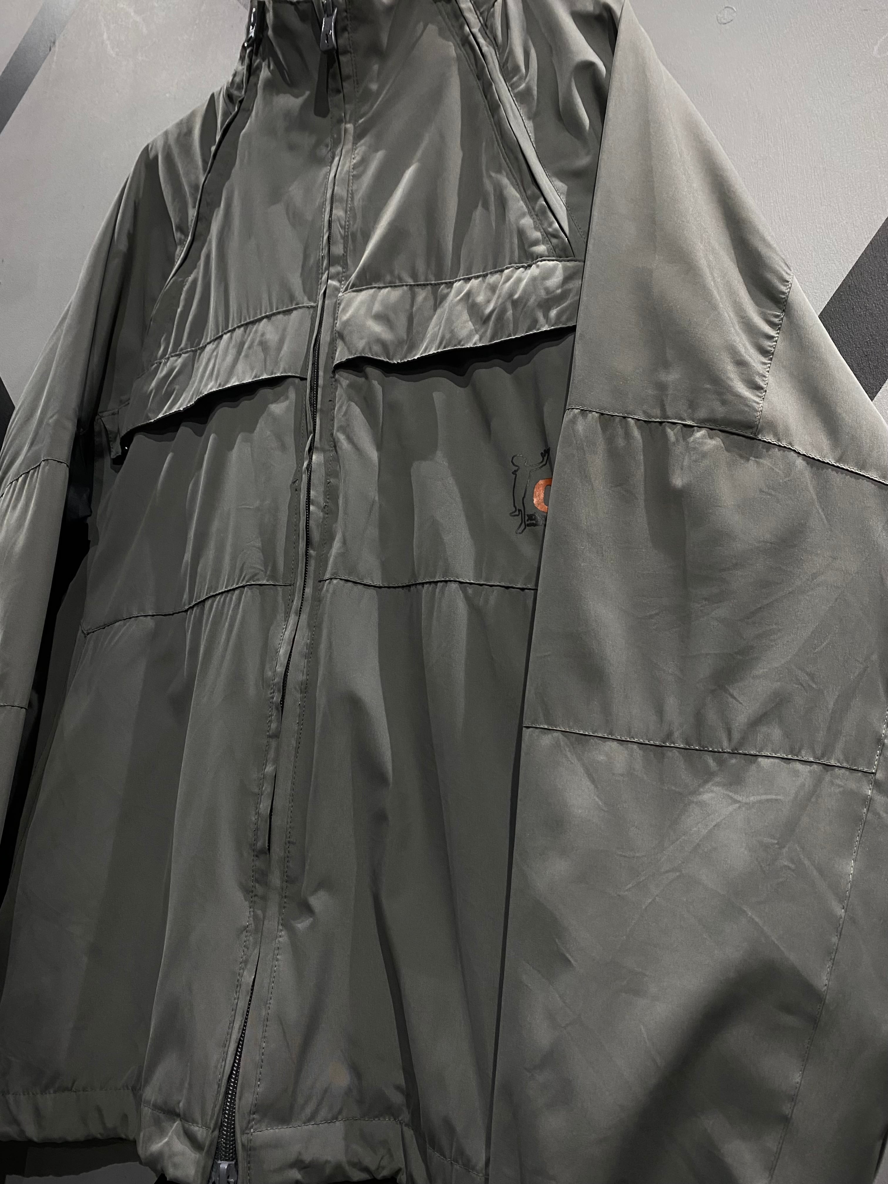 X VINTAGE】90's〜00's “X DYE” Euro Vintage Zip Gimmick Jacket