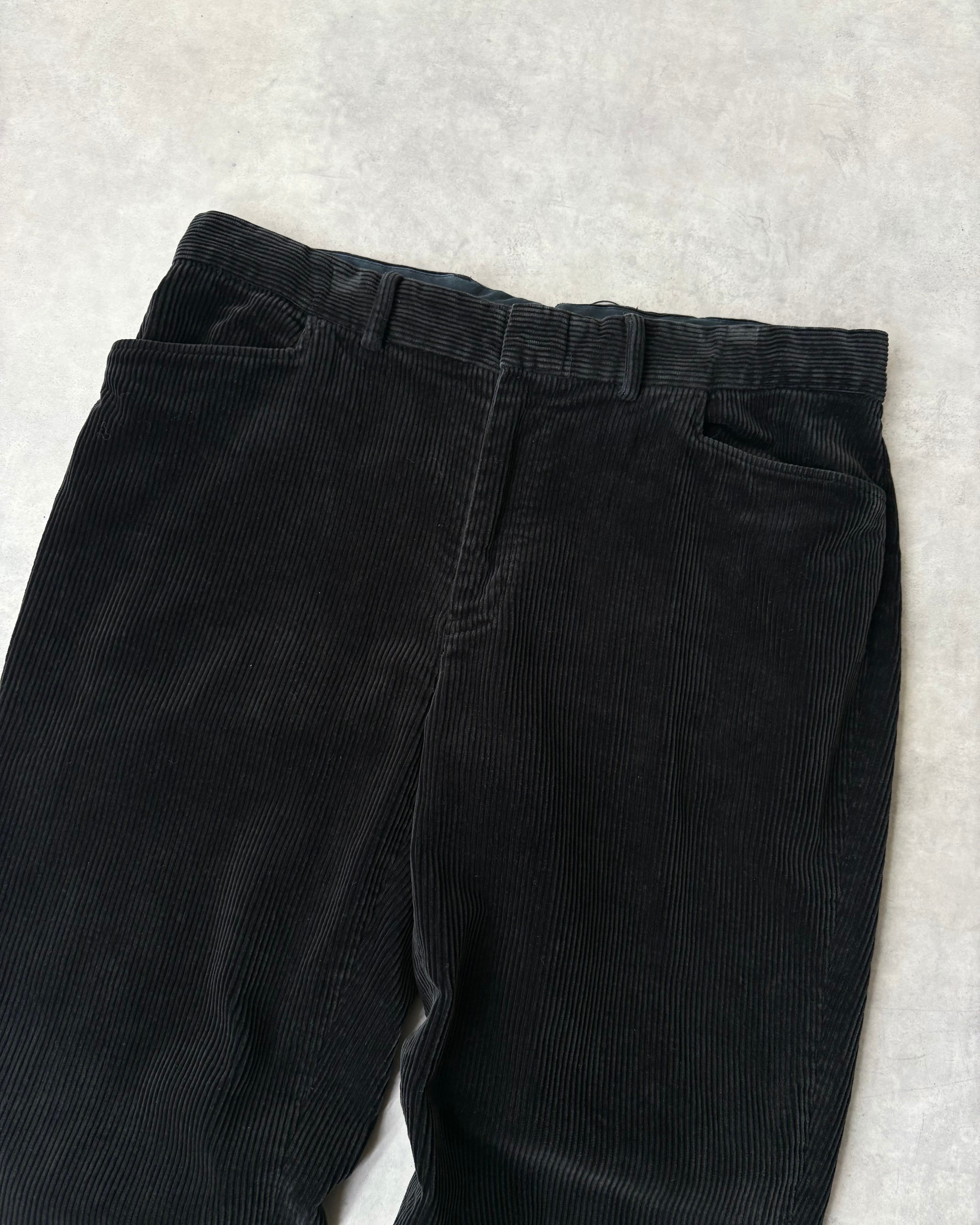 00s RLX(Ralph Lauren)Black Corduroy Heavy Trousers