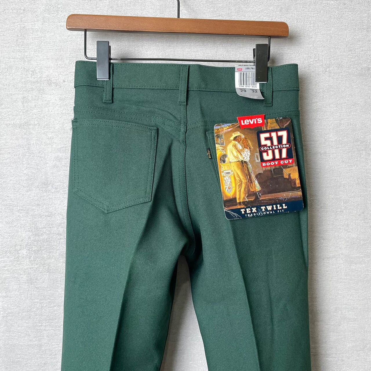 [DEADSTOCK] LEVIS / MADE IN USA BOOT CUT PANTS 517 W29/L32