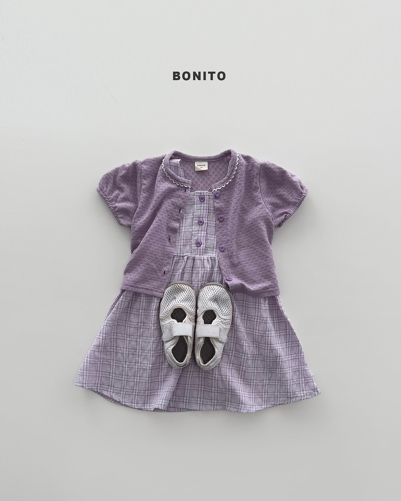 [BONITO] Picnic Check Dress (JS/JM) / [보니토] 피크닉체크원피스 (JS/JM)