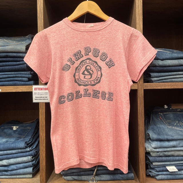 ・①CHAMPION "SIMPSON 36" TEE 1960'S VINTAGE