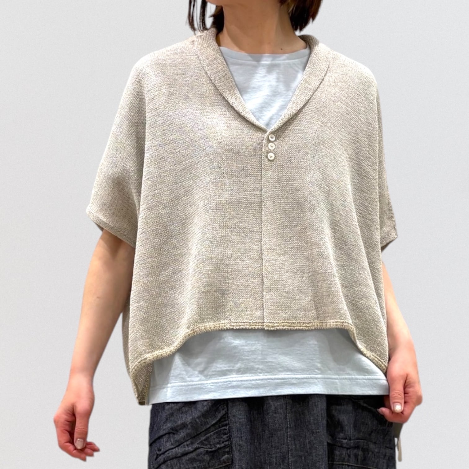 vm 7G cotton washi rayon shawl cardigan | CoCo Cuore