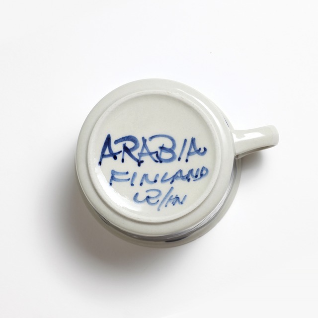 ARABIA アラビア Anemone アネモネ ティーカップ＆ソーサー - 68 北欧ヴィンテージ