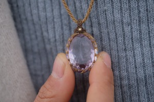 【2月誕生石】アメジスト ブリリアントカット ペンダント2