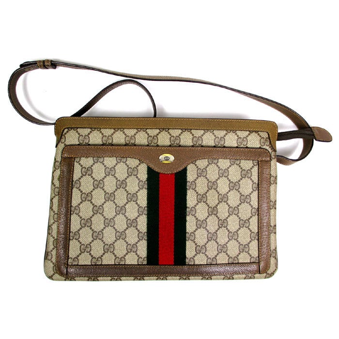 極 美品 GUCCI オールド グッチ シェリーライン 2way バッグ 付属品-