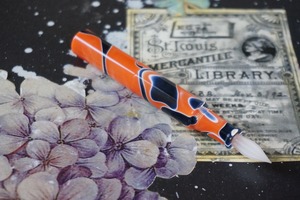 シュクルガラスペン (Kemmy’sLaboコラボ)  Nordic Orange  ノルディック・オレンジ