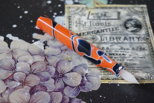 シュクルガラスペン (Kemmy’sLaboコラボ)  Nordic Orange  ノルディック・オレンジ