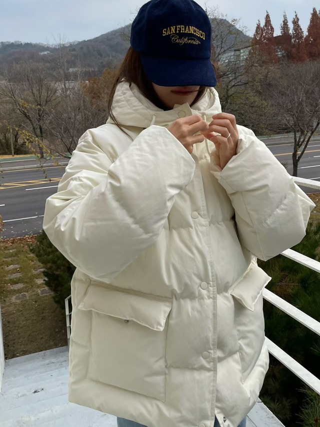 (即納) HAUS / Marilyn duckdown puffer jacket