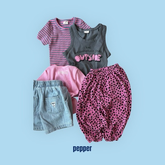 [予約][送料無料]《pepper》Bluffing Pleated Jogger(kids)11