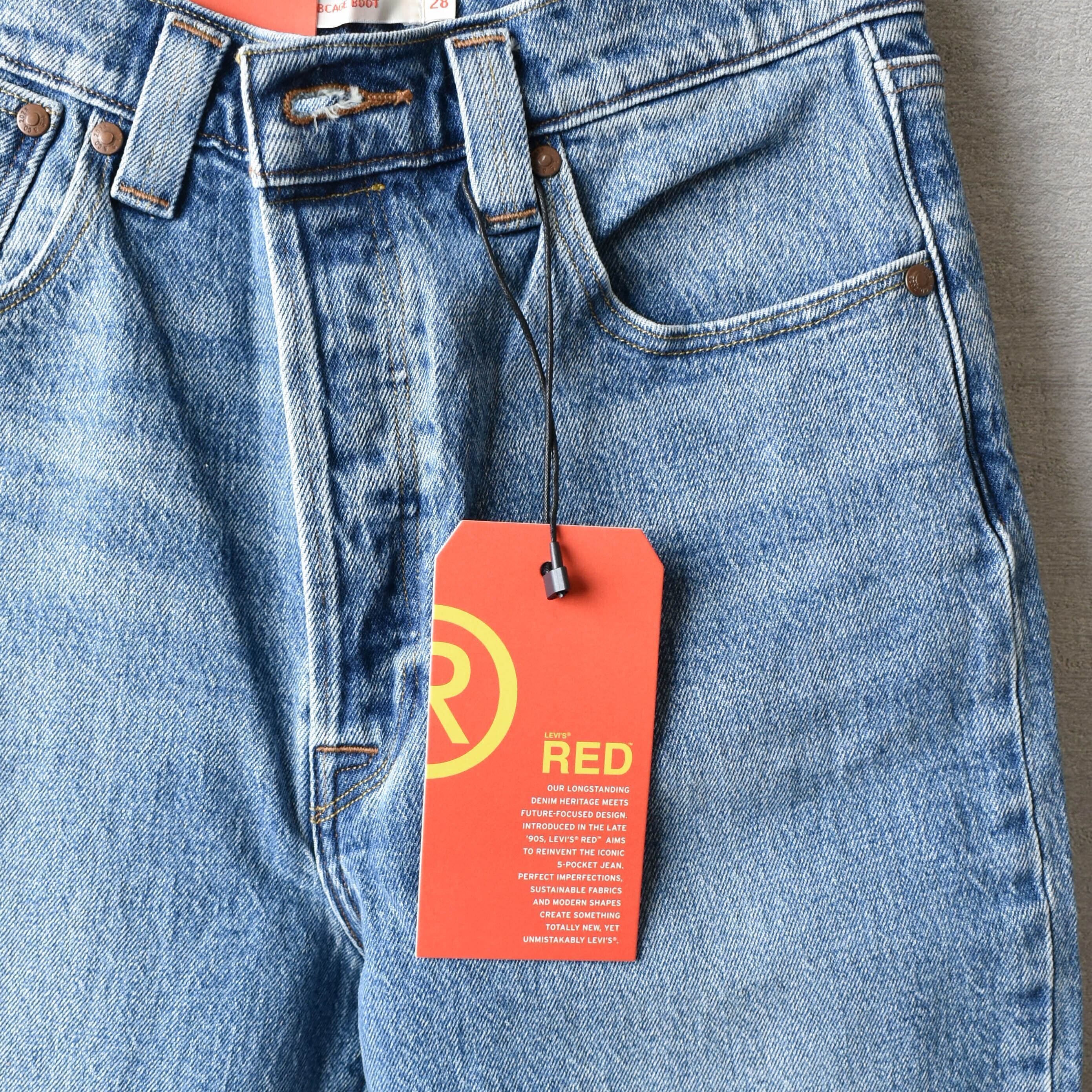 [NEW] LEVI'S RED RIBCAGE BOOT ライトブルー A2680-0002 28inch