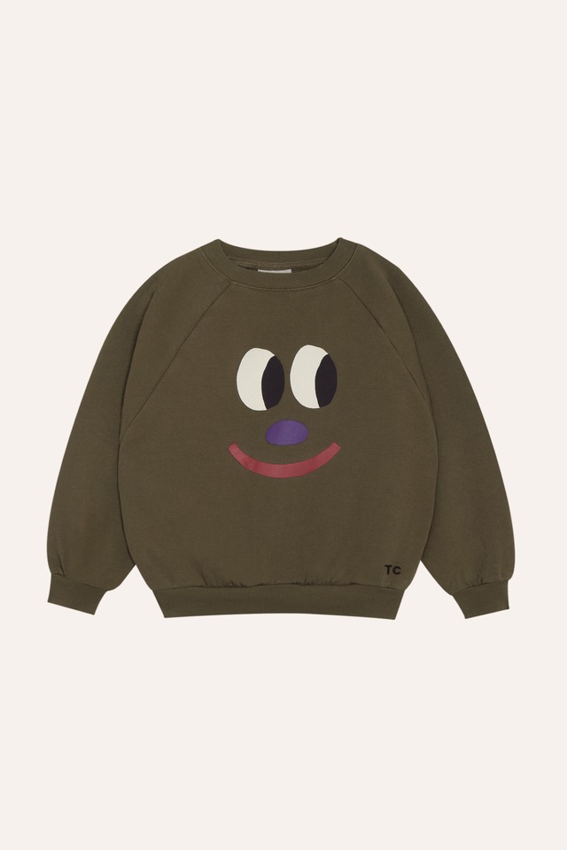 送料無料 the campamento/Big Smiling Face Sweatshirt