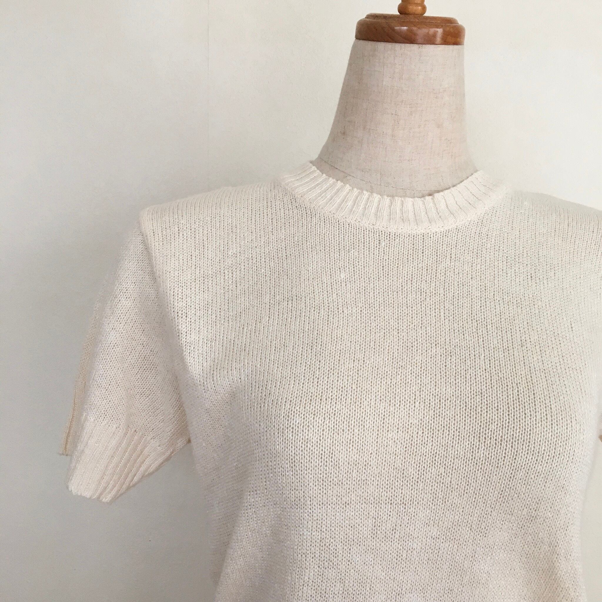 agnes b. short sleeve knit