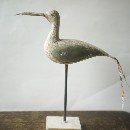 鳥オブジェ　デコパージュの鳥　ドイツ　