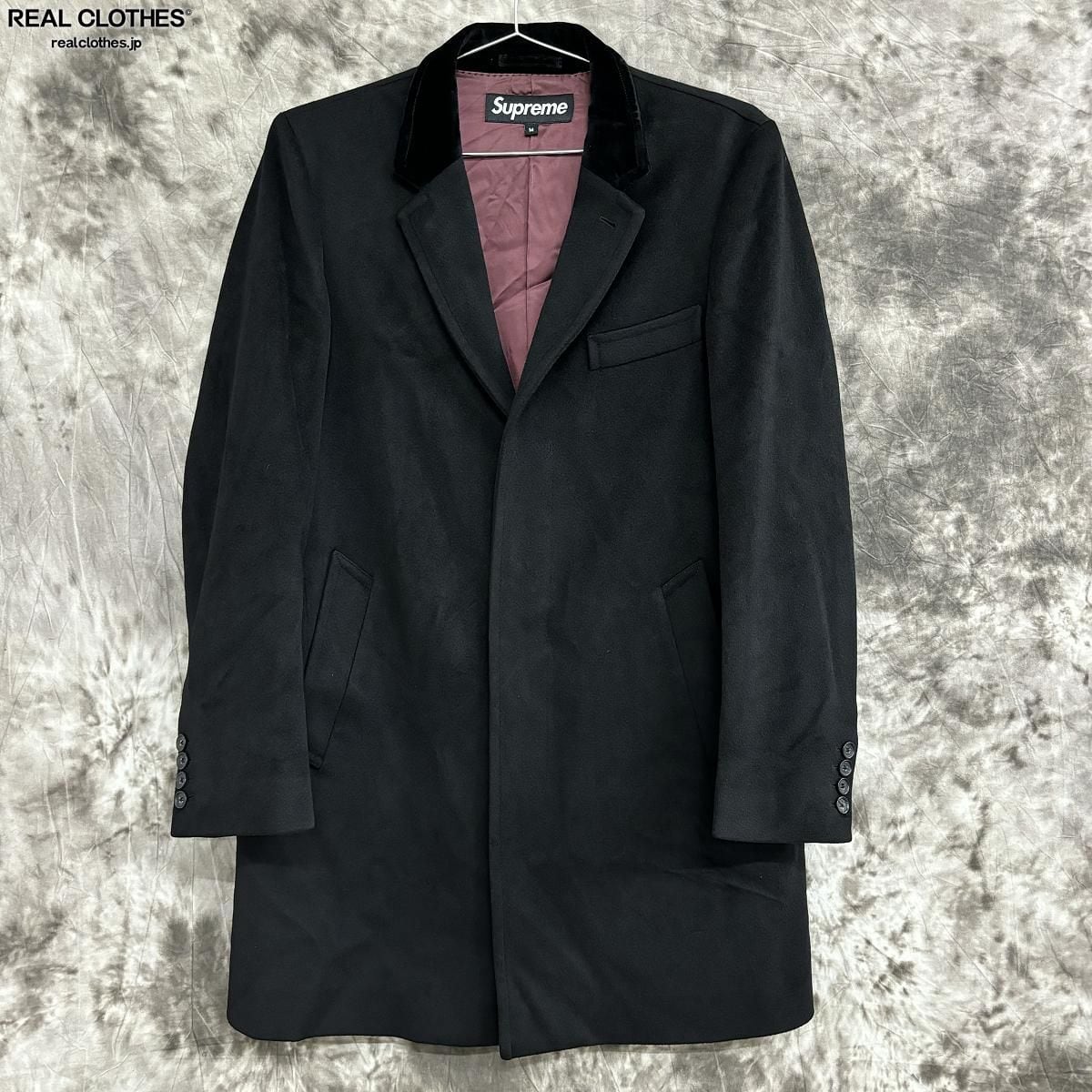 12AW Supreme × Loro Piana Wool Overcoat