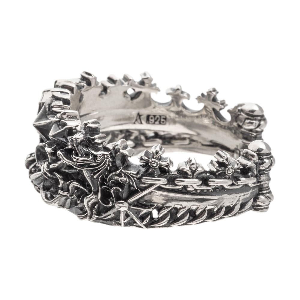 モチーフリング　silver 16号 AQUA SILVER】桜リング