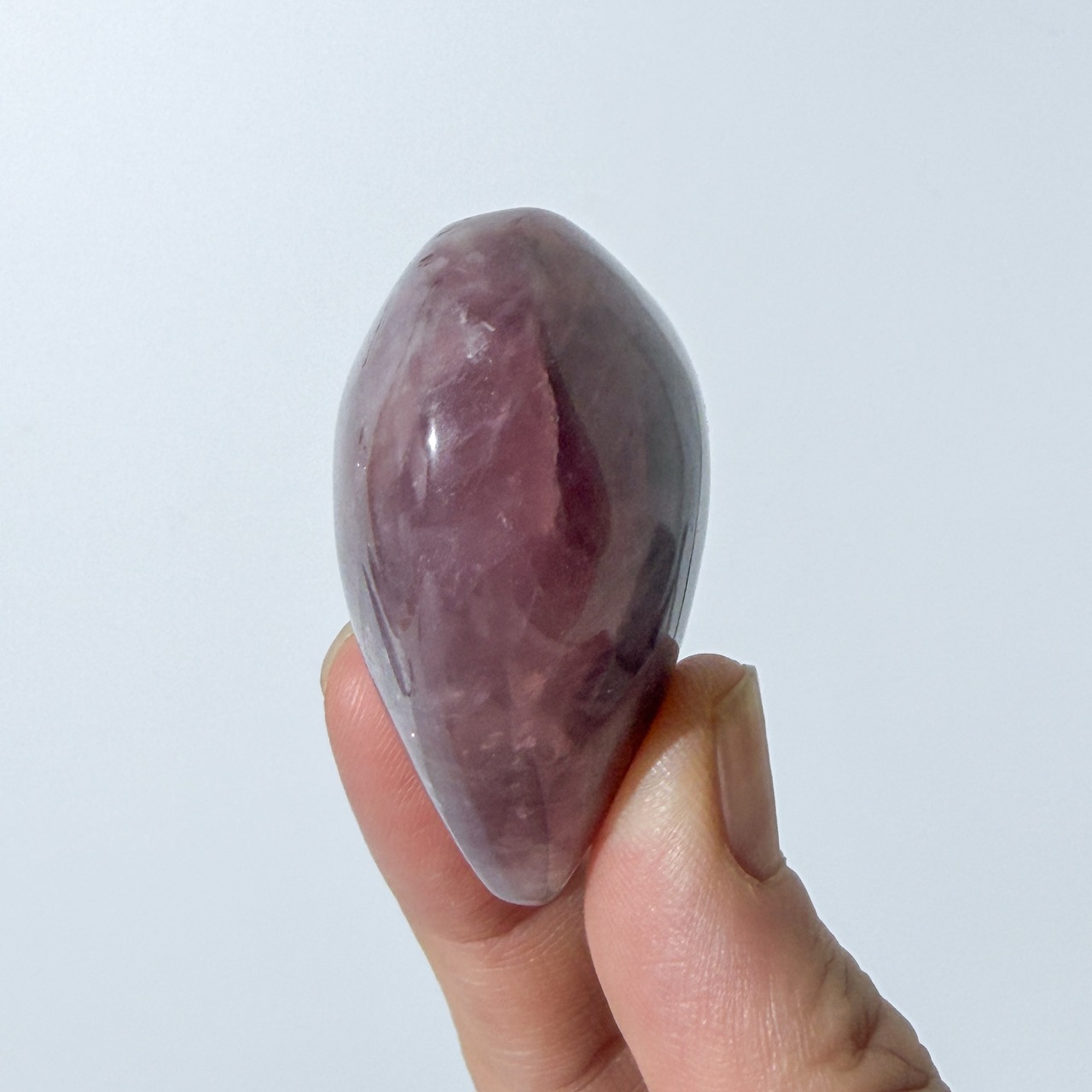 ラベンダーローズクォーツ ハート * Rose Quartz * 天然石