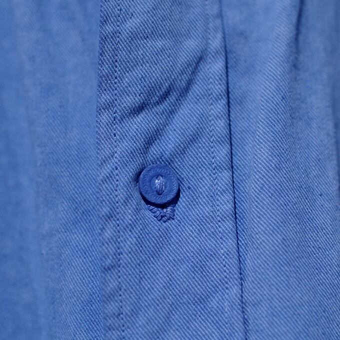 Overdyed ~1930s French Vintage Pullover Grandfather Shirt / ユーロ