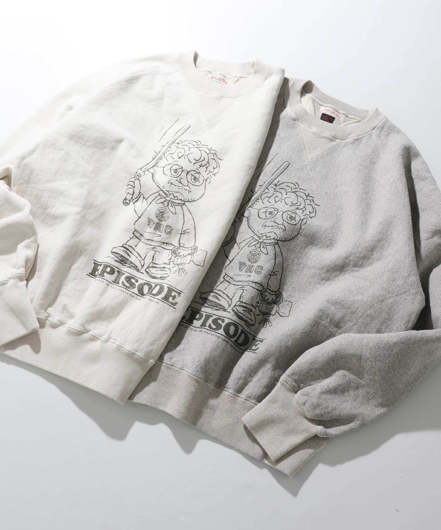 80 SWEAT V CREW EPISODE ハチマル スウェット ブイクルー エピソード