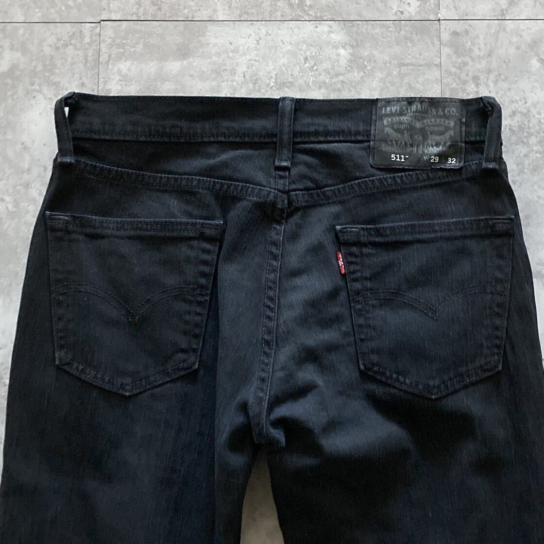 W29 L32】Levis 511 リーバイス ジッパーフライ スキニー 後染め 