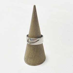 Vintage Nike Bootleg Swoosh 925 Silver Ring Made In Czecho/Slovakia