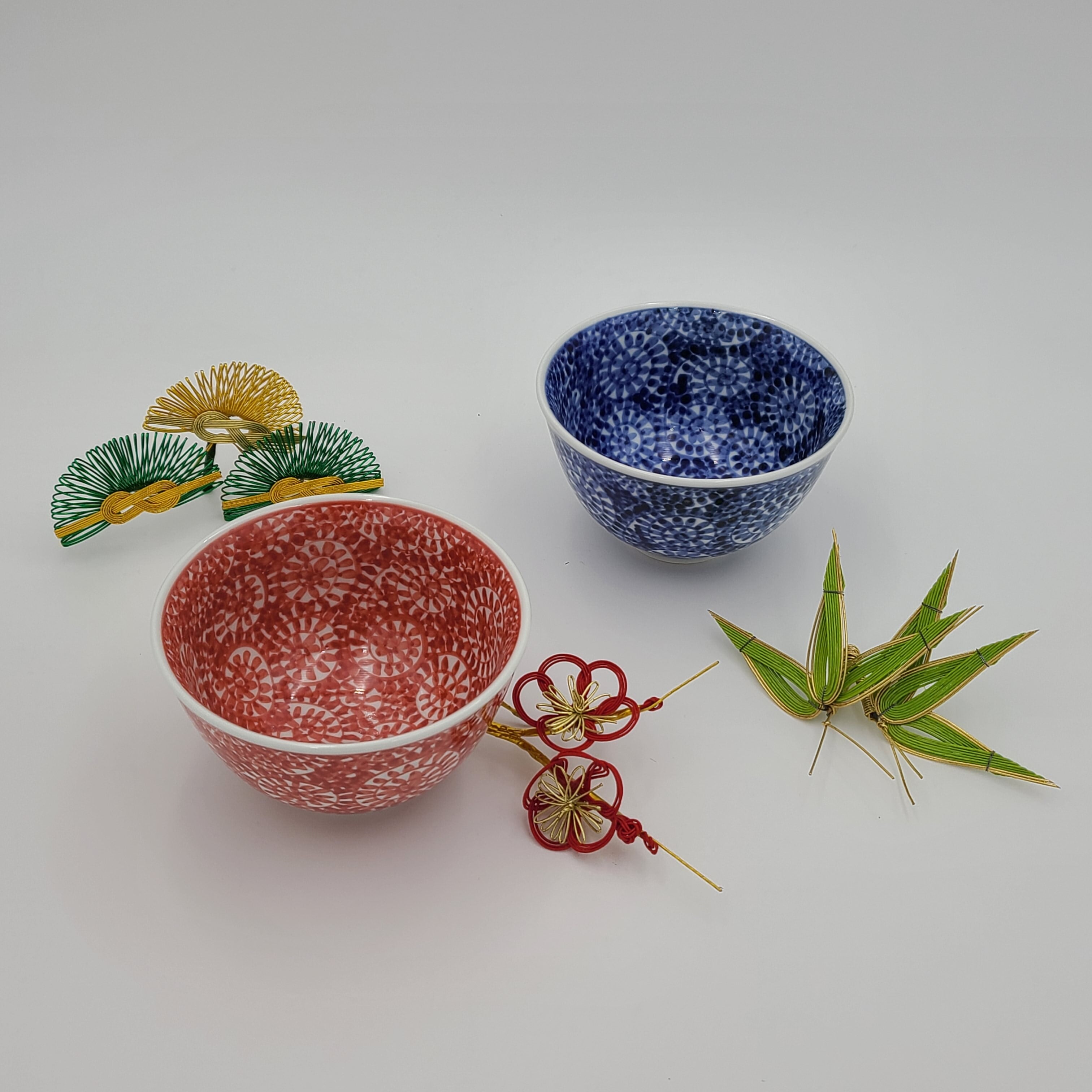 内外蛸唐草ミニ丼青 | 西山錦華堂