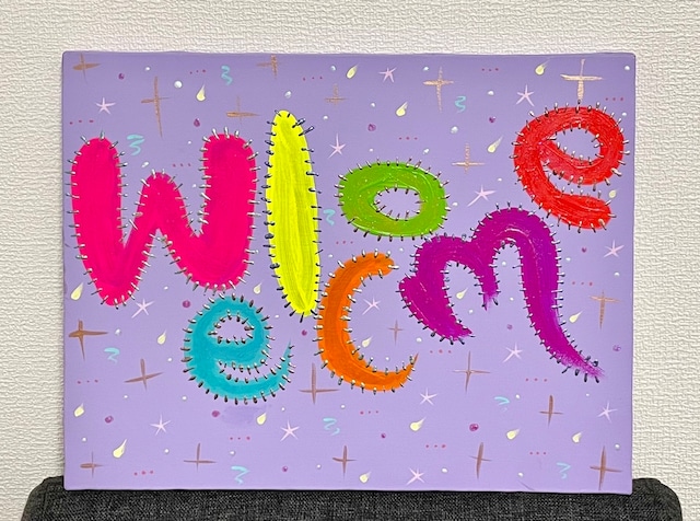 ベッキー　原画作品（1点もの）作品No.107『Welcome!』