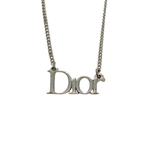 Christian Dior ディオール ロゴ ネックレス シルバー アクセサリー 4261-202111