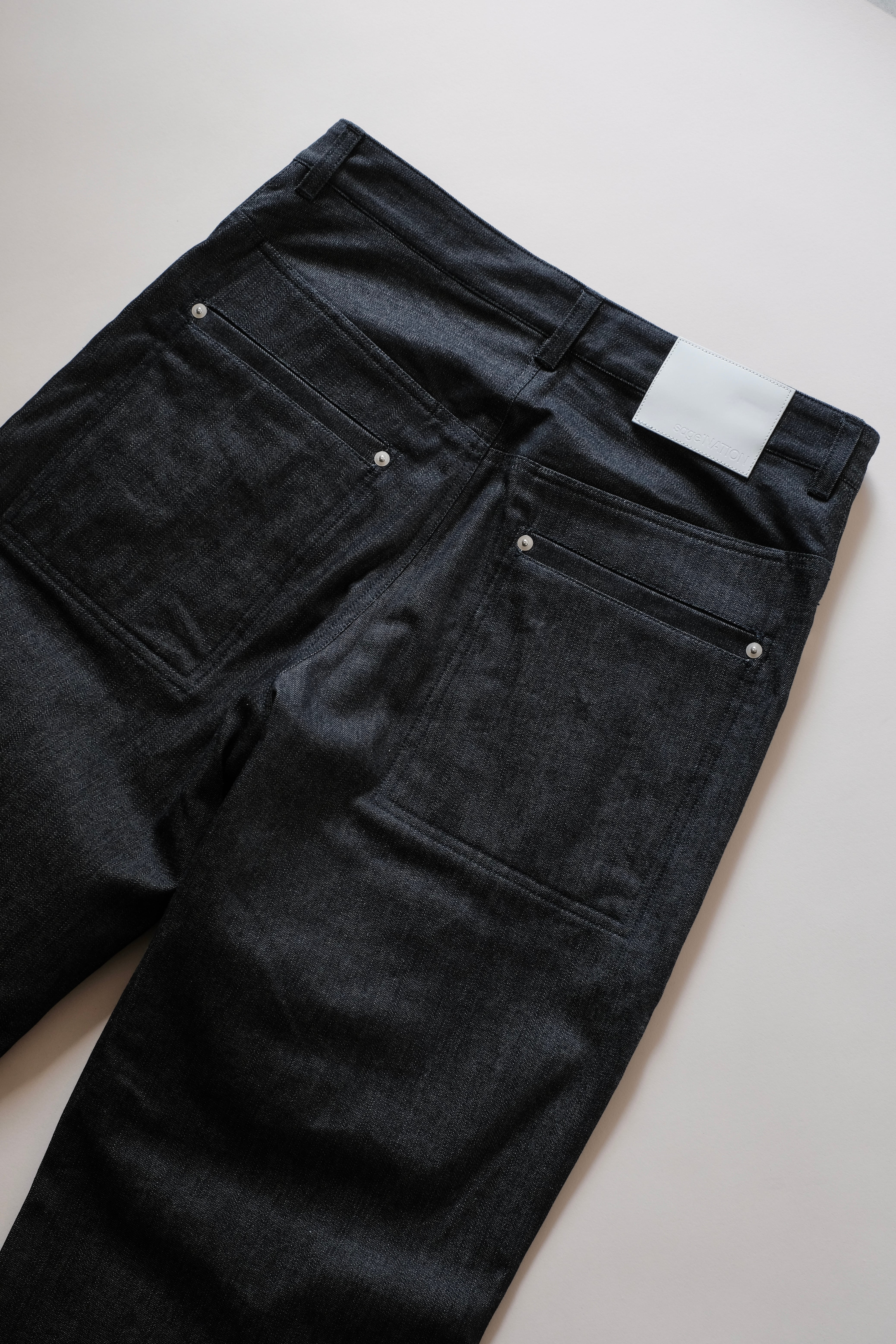SAGE NATION / STRAIGHT RIVET TROUSER 