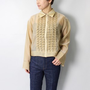 MARILYN MOON マリリンムーン Modern sheer 2way sleeve blouse 4241-122 2024春夏新作 [送料無料]