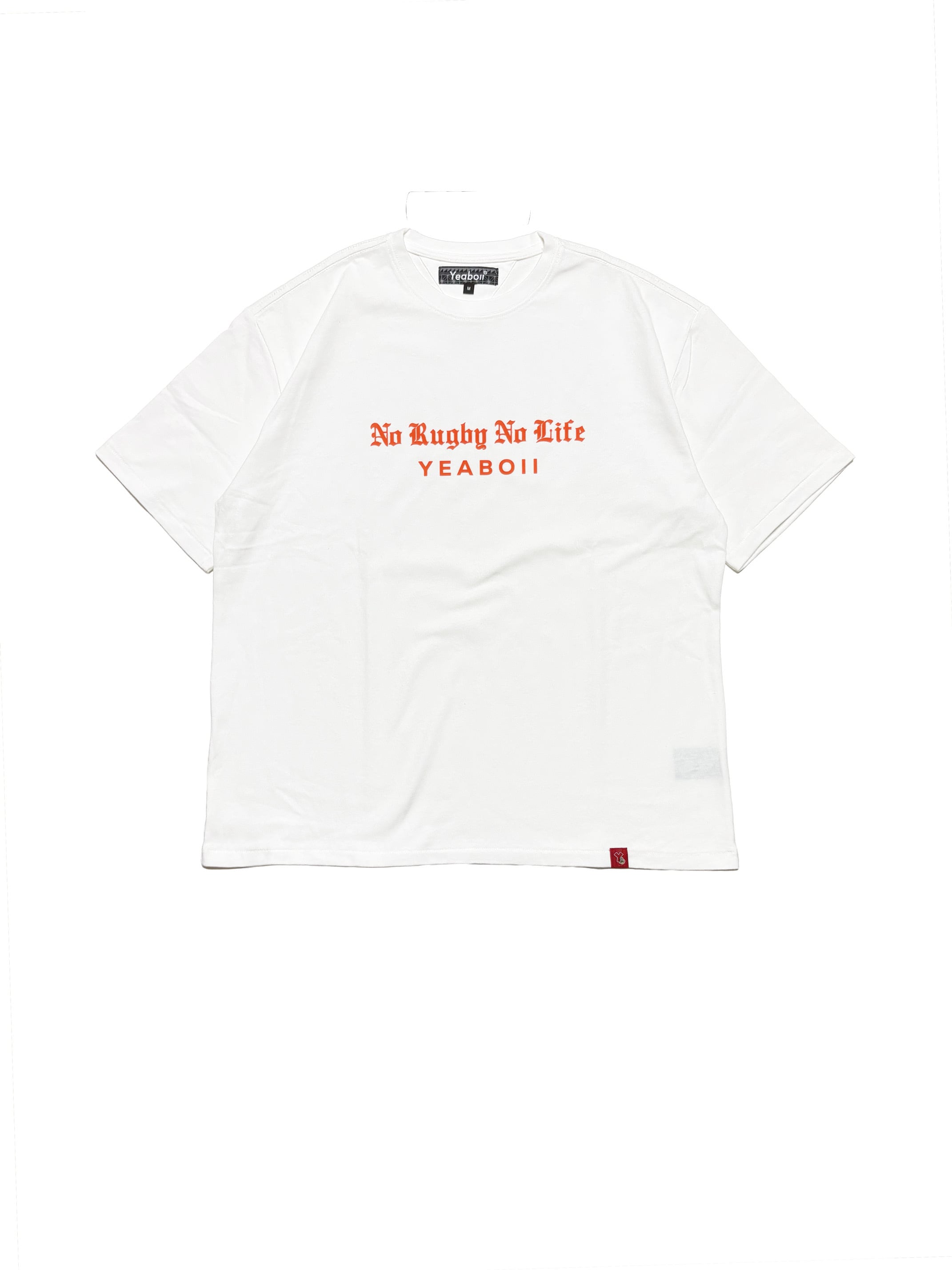 No Rugby No Life Tシャツ」 ホワイト | Yeaboii Online shop