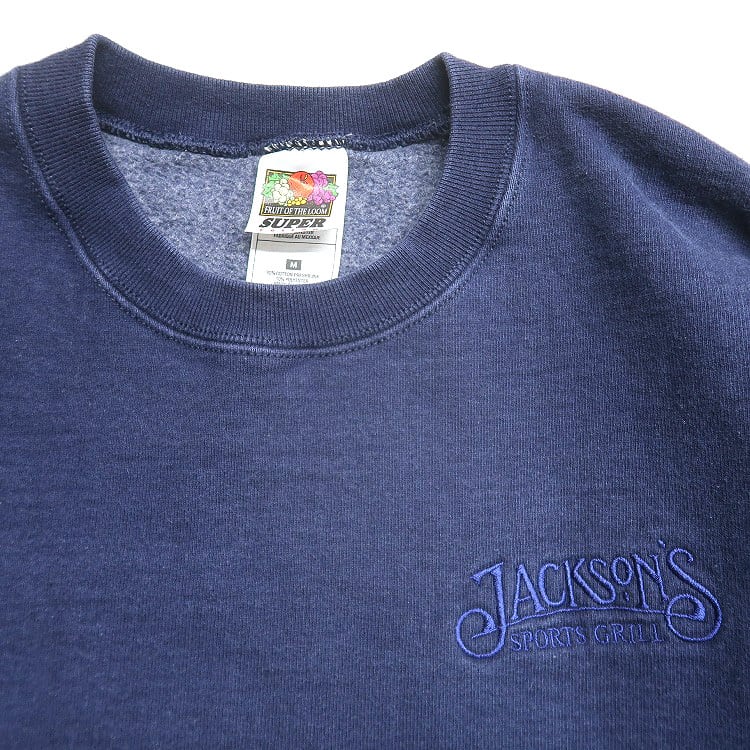 古着 90年代～ フルーツオブザルーム 刺繍 スウェット トレーナー