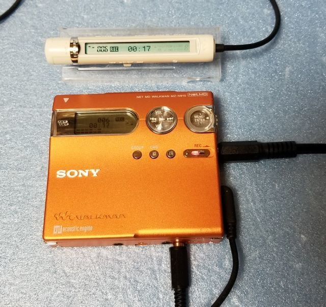 ソニー【極美品DE完動品】SONY NetMD WALKMAN MZ-N910